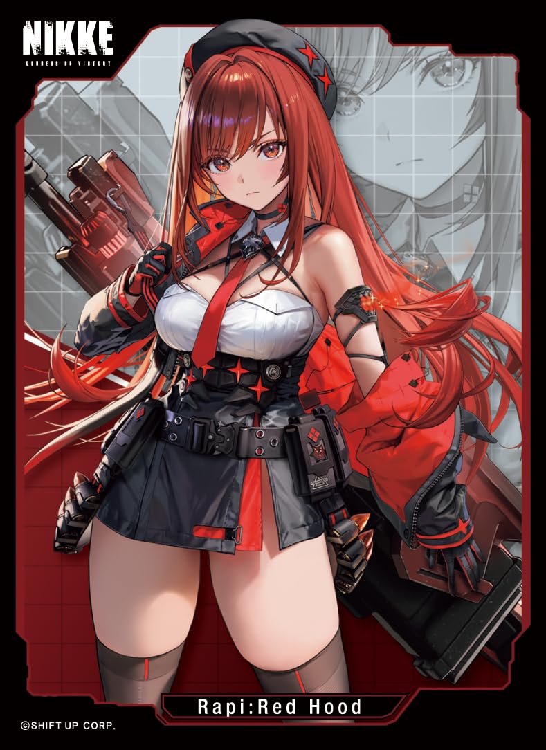 Chara Sleeve Collection Matte Series Goddess of NIKKE Red Victory Lapi Hood (No.MT2107)
Chara Sleeve Collection Matte Series Goddess of NIKKE Red Victory Lapi Hood (No.MT2107)