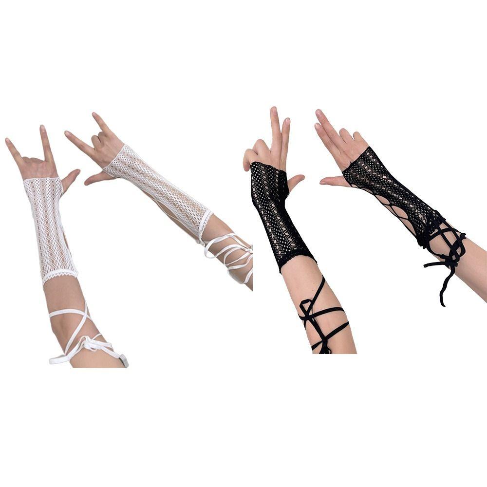 Retro Lace Punk Lace Hand Sleeves Y2k Cross Strap Oversleeve Clothing Decorate Accessories білий
Retro Lace Punk Lace Hand Sleeves Y2k Cross Strap Oversleeve Clothing Decorate Accessories білий