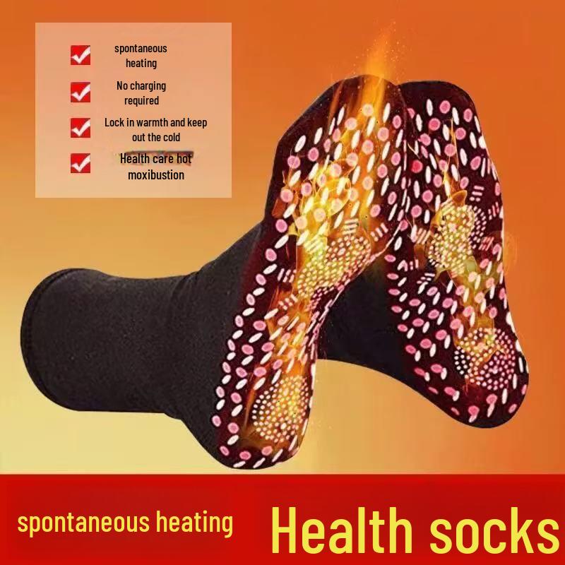 Self-Heating Washable Socks: Unisex Mid-Tube Warmth with Massage and Deodorant Benefits for All Seasons. Black 500/pair
Self-Heating Washable Socks: Unisex Mid-Tube Warmth with Massage and Deodorant Benefits for All Seasons. Black 500/pair