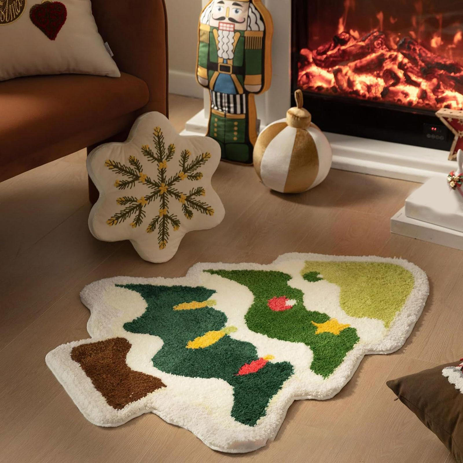 Christmas Carpet Ornament Nordic Comfortable Professional Easy Clean Gifts for Decoration No Star
Christmas Carpet Ornament Nordic Comfortable Professional Easy Clean Gifts for Decoration No Star