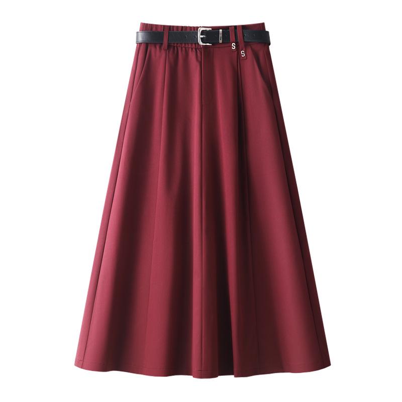 2025 New Women s Red High-Waisted A-Line Midi Pleated Skirt - Slimming & Loose Fit for Spring and Autumn S
2025 New Women s Red High-Waisted A-Line Midi Pleated Skirt - Slimming & Loose Fit for Spring and Autumn S