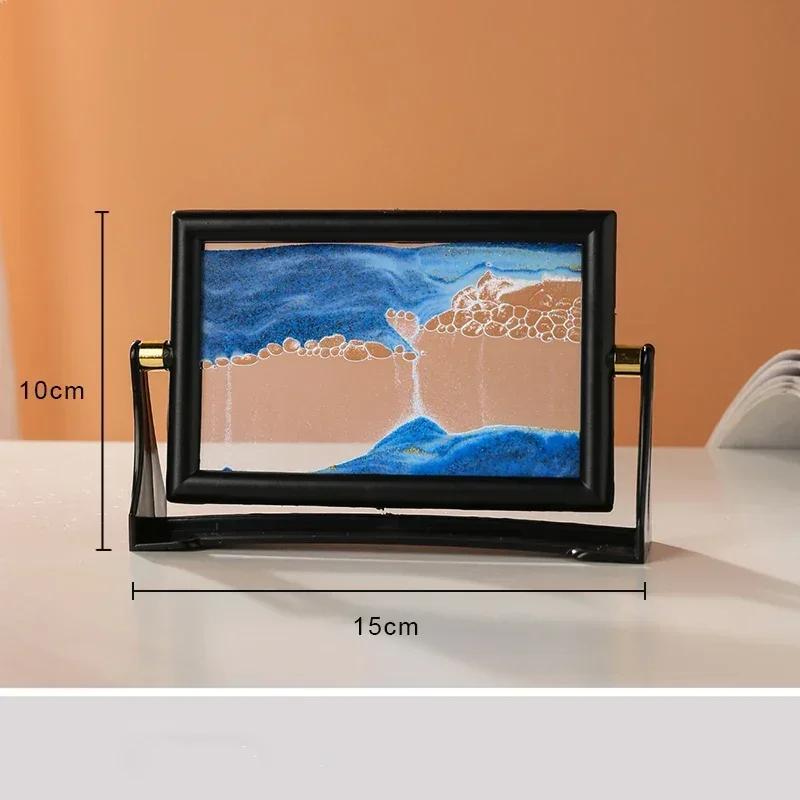 Moving Sand Art Painting, Square Glass 3D Sandscape, Rotatable Flowing Quicksand Hourglass Decor for Home Office, Gift
Moving Sand Art Painting, Square Glass 3D Sandscape, Rotatable Flowing Quicksand Hourglass Decor for Home Office, Gift