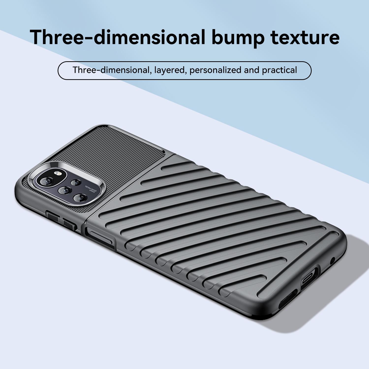 For Motorola Moto G22/E32 4G/E32S 4G Thunder Series Thickened Anti-drop TPU Case Twill Texture Phone Back Cover Black
For Motorola Moto G22/E32 4G/E32S 4G Thunder Series Thickened Anti-drop TPU Case Twill Texture Phone Back Cover Black
