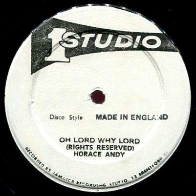 12inch Record HORACE ANDY / JOHN HOLT , JACKIE MI - Oh Lord Why Lord / Why Can t I Touc none Studio One 1977 Jamaica Reggae, Ska & Dub Used
12inch Record HORACE ANDY / JOHN HOLT , JACKIE MI - Oh Lord Why Lord / Why Can t I Touc none Studio One 1977 Jamaica Reggae, Ska & Dub Used