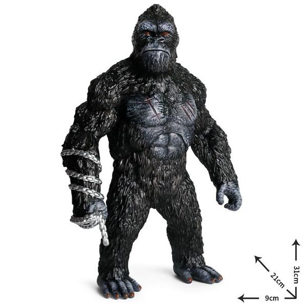 Simulation Gorilla Animal Model Decoration Static Animal Model Great Ape Gorilla Orangutan Statue King Kong Action Toy Figures чорний
Simulation Gorilla Animal Model Decoration Static Animal Model Great Ape Gorilla Orangutan Statue King Kong Action Toy Figures чорний