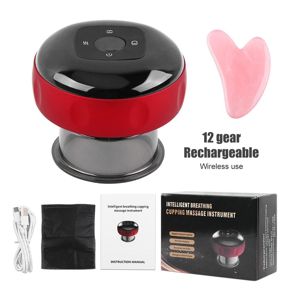 USB Smart Vacuum Cupper Body Cupping Scraping Massager Electric Heated Suction Cup Device Back Neck Arm Massager Relieve Fatigue
USB Smart Vacuum Cupper Body Cupping Scraping Massager Electric Heated Suction Cup Device Back Neck Arm Massager Relieve Fatigue