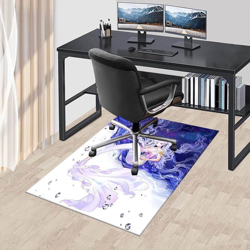 1pc Anime Mermaid Chair Mat - Office Desk Carpet with Cute Sea Tail Design, Non-Slip Rug for Home Decor, Suitable for All Seasons and Perfect as a Gif 60cm by 90cm
1pc Anime Mermaid Chair Mat - Office Desk Carpet with Cute Sea Tail Design, Non-Slip Rug for Home Decor, Suitable for All Seasons and Perfect as a Gif 60cm by 90cm