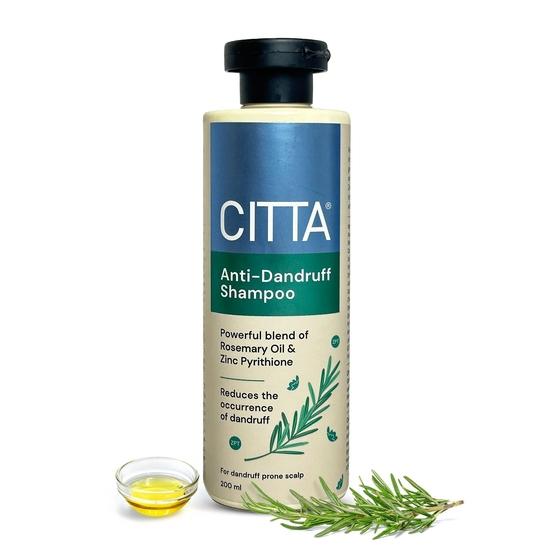 CITTA Anti-Dandruff Shampoo For Men & Women For All Scalp & Hair Types | Dandruff Control Shampoo With Zinc Pyrithione & Rosemary Oil | 200 ml
CITTA Anti-Dandruff Shampoo For Men & Women For All Scalp & Hair Types | Dandruff Control Shampoo With Zinc Pyrithione & Rosemary Oil | 200 ml