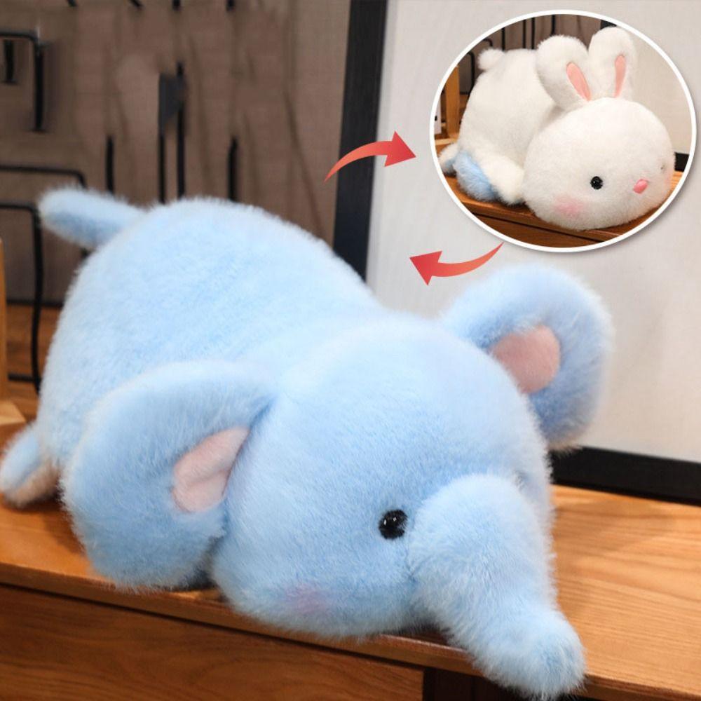 Double-Sided Reversible Elephant Plush Toy Cartoon Rabbit Stuffed Doll Children Girls Boys 25cm
Double-Sided Reversible Elephant Plush Toy Cartoon Rabbit Stuffed Doll Children Girls Boys 25cm