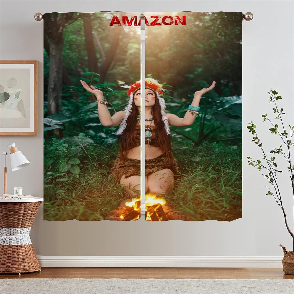 White Curtains Salon 2 Cheap Pieces Tribal Princess Youth Room Curtains in the Living Room Fabric Curtain Tiebacks Blinds Curls W50xH70cmx2pcs-CL
White Curtains Salon 2 Cheap Pieces Tribal Princess Youth Room Curtains in the Living Room Fabric Curtain Tiebacks Blinds Curls W50xH70cmx2pcs-CL