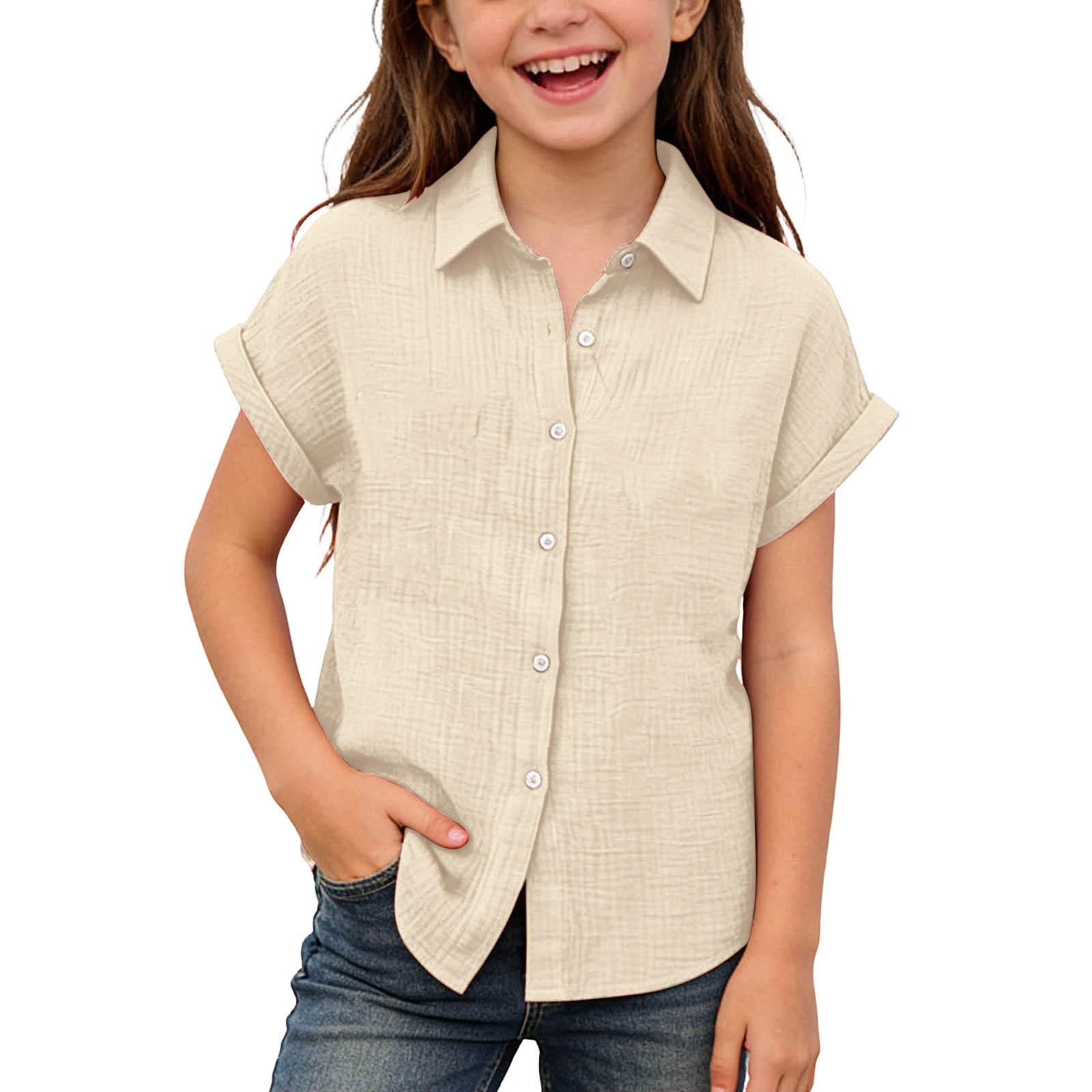 Children Fashion Loose Fit Casual Shirt Lightweight Button Down Short Sleeve Top Comfortable Summer Wear for Boys Girls 140 бежевый
Children Fashion Loose Fit Casual Shirt Lightweight Button Down Short Sleeve Top Comfortable Summer Wear for Boys Girls 140 бежевый