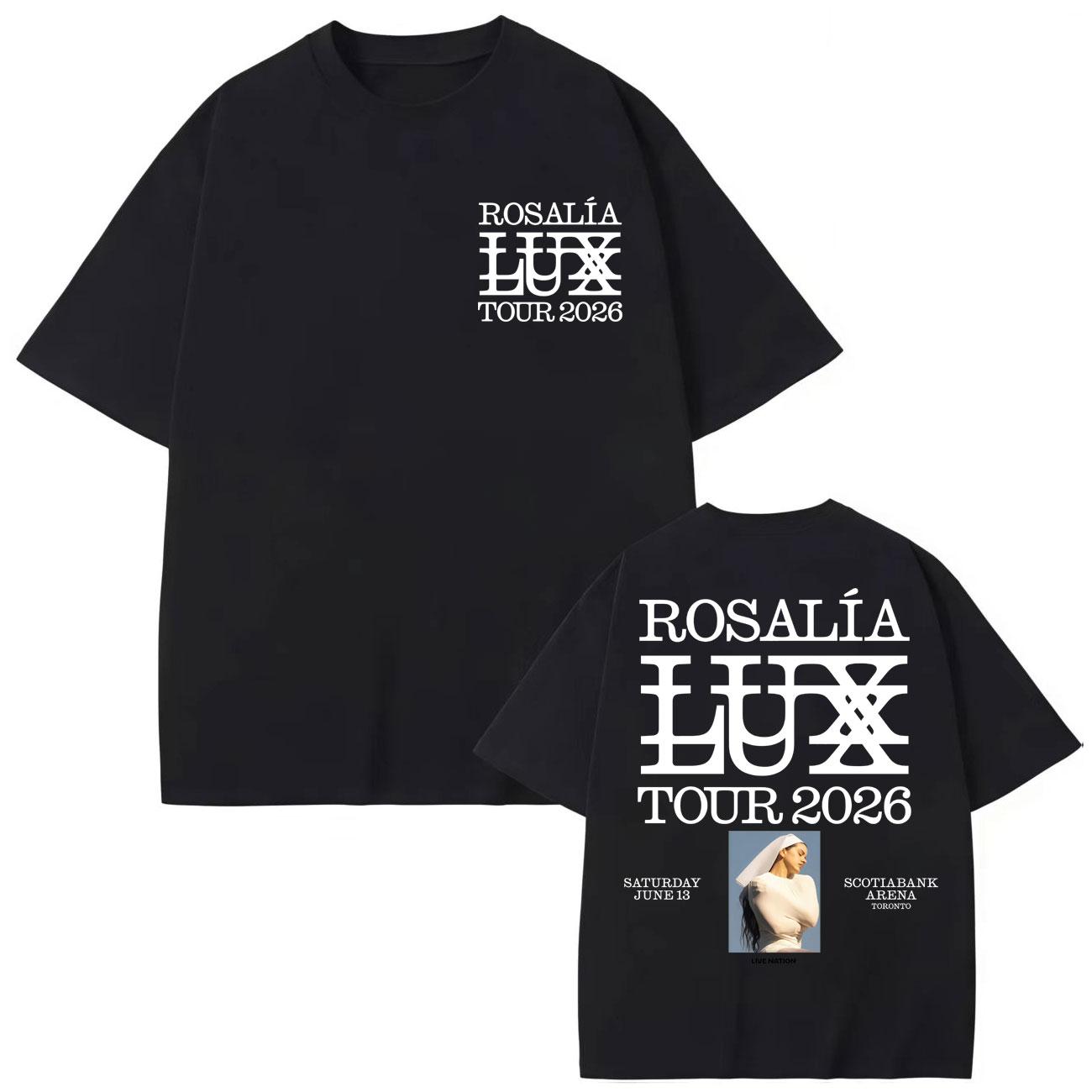 Singer Rosalia LUX Tour T Shirts Men Women Clothing High Quality Fashion T-shirts Summer Loose Short Sleeve T-shirt S
Singer Rosalia LUX Tour T Shirts Men Women Clothing High Quality Fashion T-shirts Summer Loose Short Sleeve T-shirt S