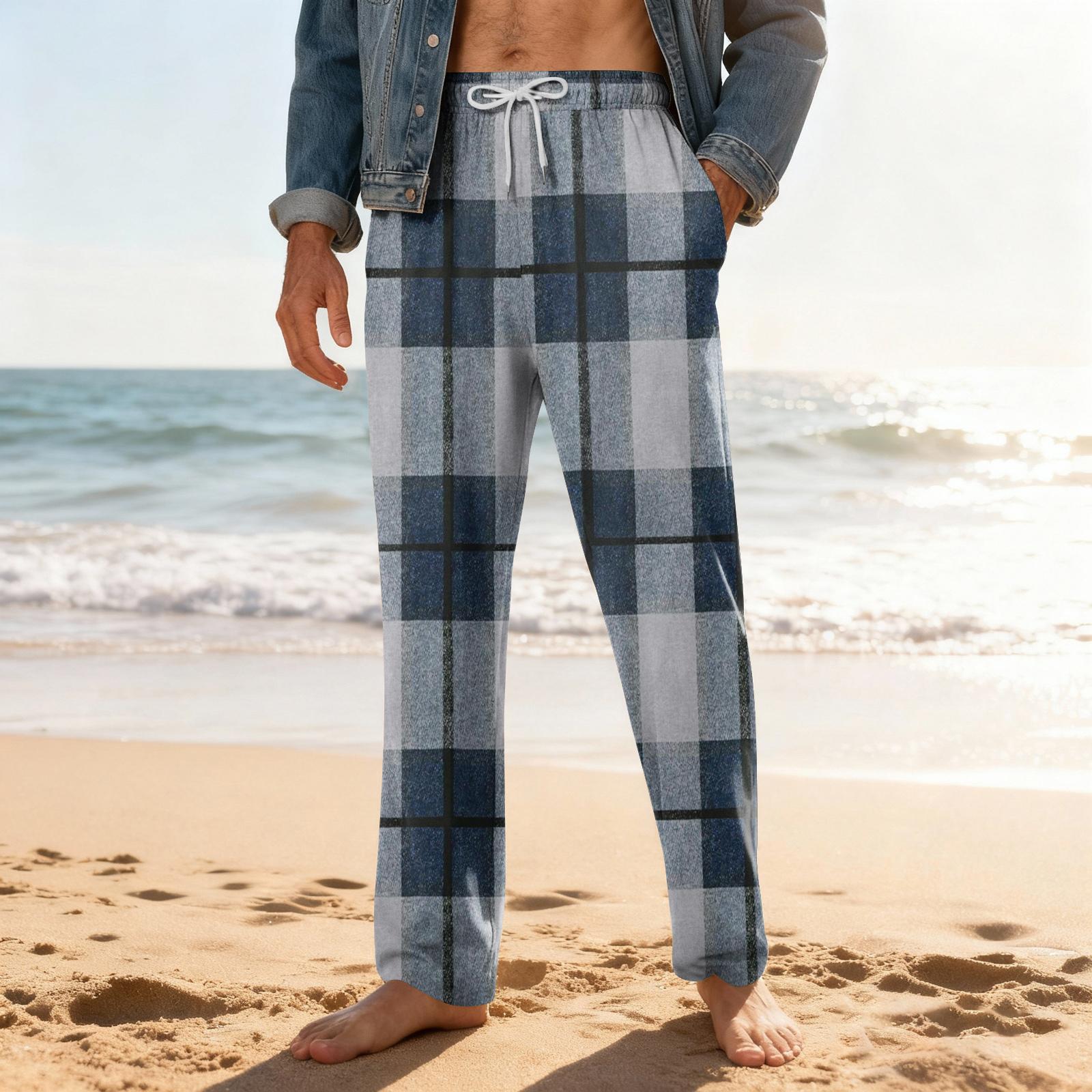 Мужские домашние мягкие пижамные штаны со шнурком и карманами, повседневные спортивные штаны S синий
Мужские домашние мягкие пижамные штаны со шнурком и карманами, повседневные спортивные штаны S синий