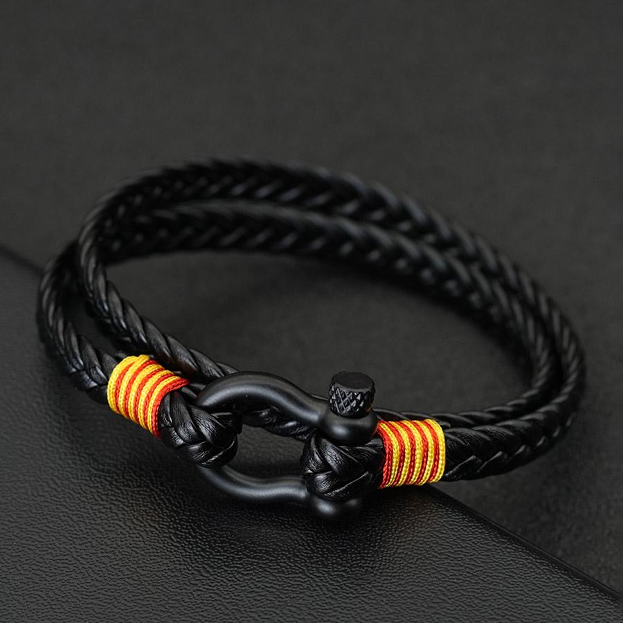 Noter Stylish Men Leather Bracelet Selected High Quality Skin Friendly Materials No Allergies Deformities 7 Colors Available чёрный
Noter Stylish Men Leather Bracelet Selected High Quality Skin Friendly Materials No Allergies Deformities 7 Colors Available чёрный