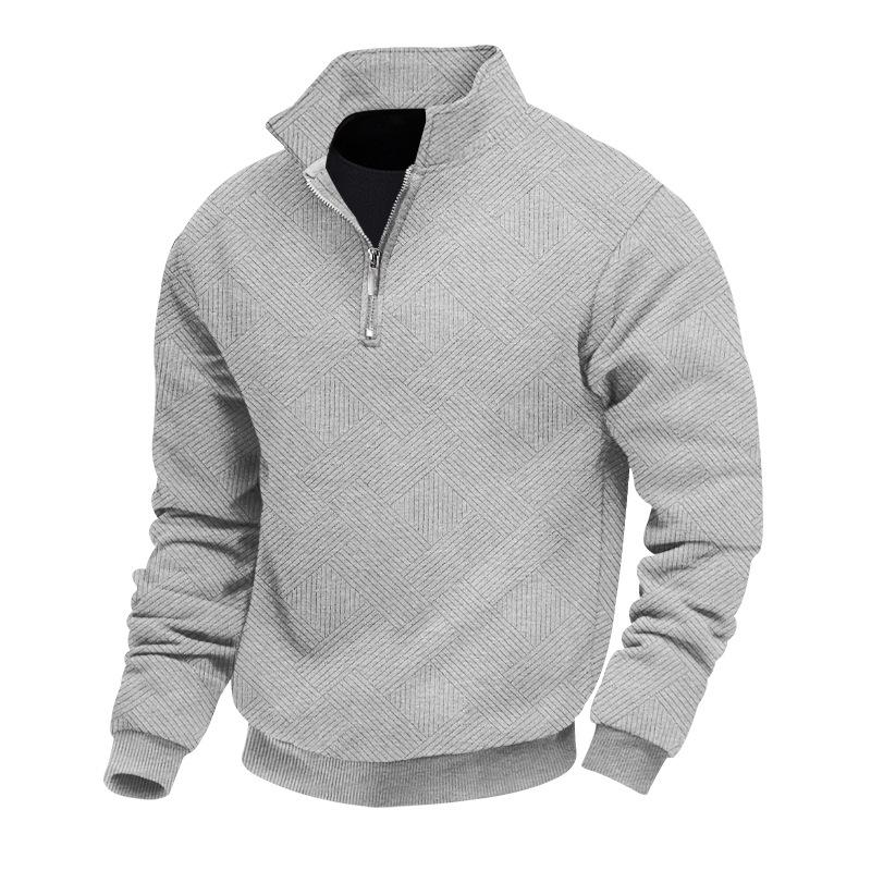 Autumn and Winter American Retro Heavy Jacquard Long-sleeved Lapel Zipper Men s Loose Casual Sweater XXXL світло-сірий колір
Autumn and Winter American Retro Heavy Jacquard Long-sleeved Lapel Zipper Men s Loose Casual Sweater XXXL світло-сірий колір