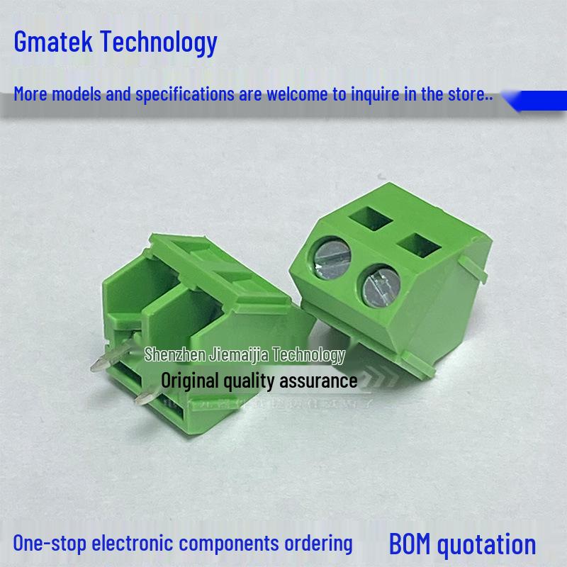 KF103-5.0MM 45° Angled 2-Pin Screw Terminal Block
KF103-5.0MM 45° Angled 2-Pin Screw Terminal Block