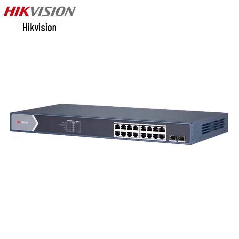 Hikvision 16-Port Gigabit Unmanaged PoE Surveillance Switch CN plug (adapter included)
Hikvision 16-Port Gigabit Unmanaged PoE Surveillance Switch CN plug (adapter included)