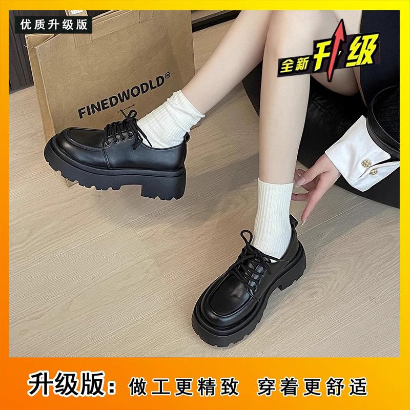 Lita туфли на толстой подошве с круглым носком, весенние новые маленькие кожаные туфли, женские на толстом каблуке, на среднем каблуке 40 матовый черный
Lita туфли на толстой подошве с круглым носком, весенние новые маленькие кожаные туфли, женские на толстом каблуке, на среднем каблуке 40 матовый черный