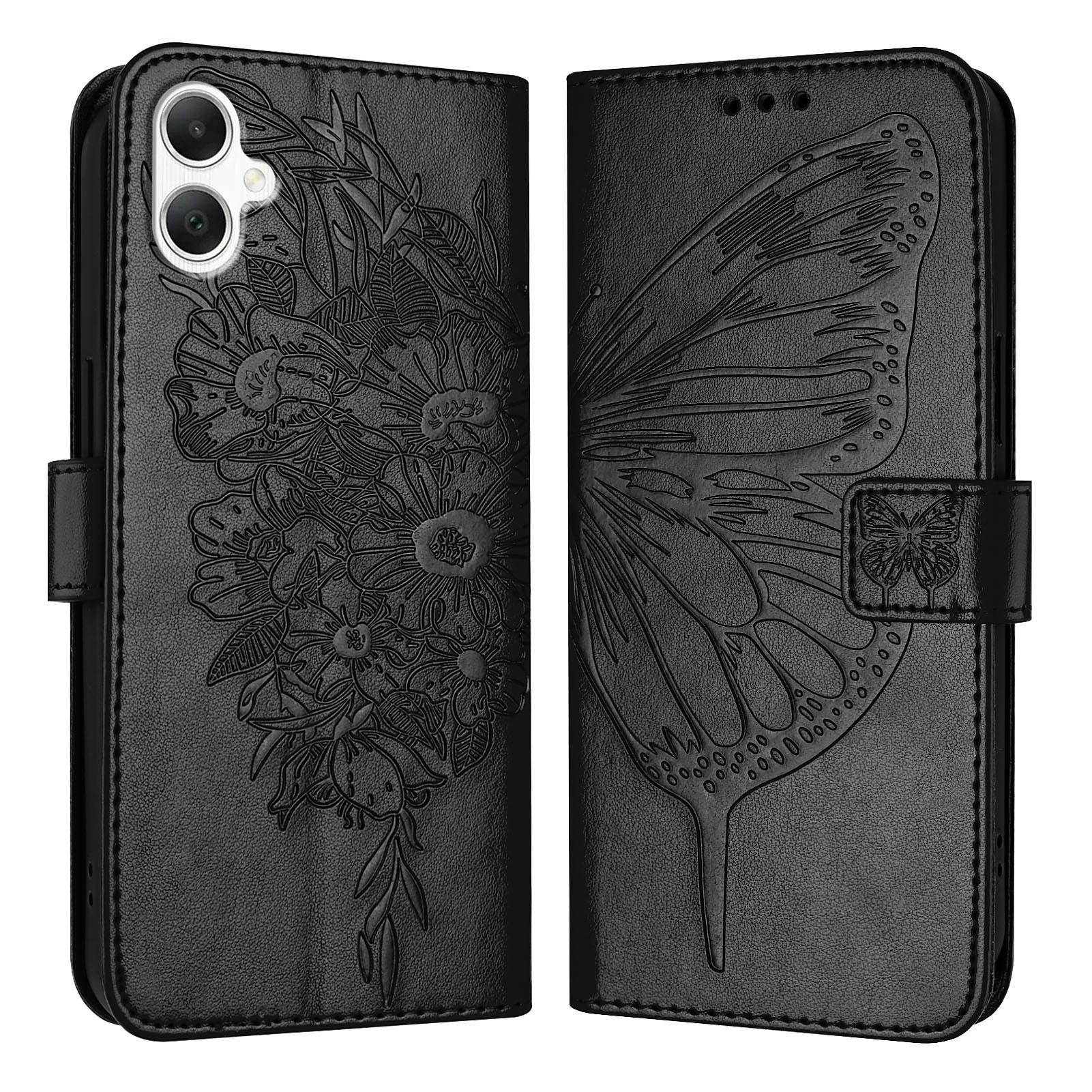 For Samsung Galaxy A06 4G Wallet Case with Wrist Strap Butterfly Imprint Leather Phone Cover Blue
For Samsung Galaxy A06 4G Wallet Case with Wrist Strap Butterfly Imprint Leather Phone Cover Blue
