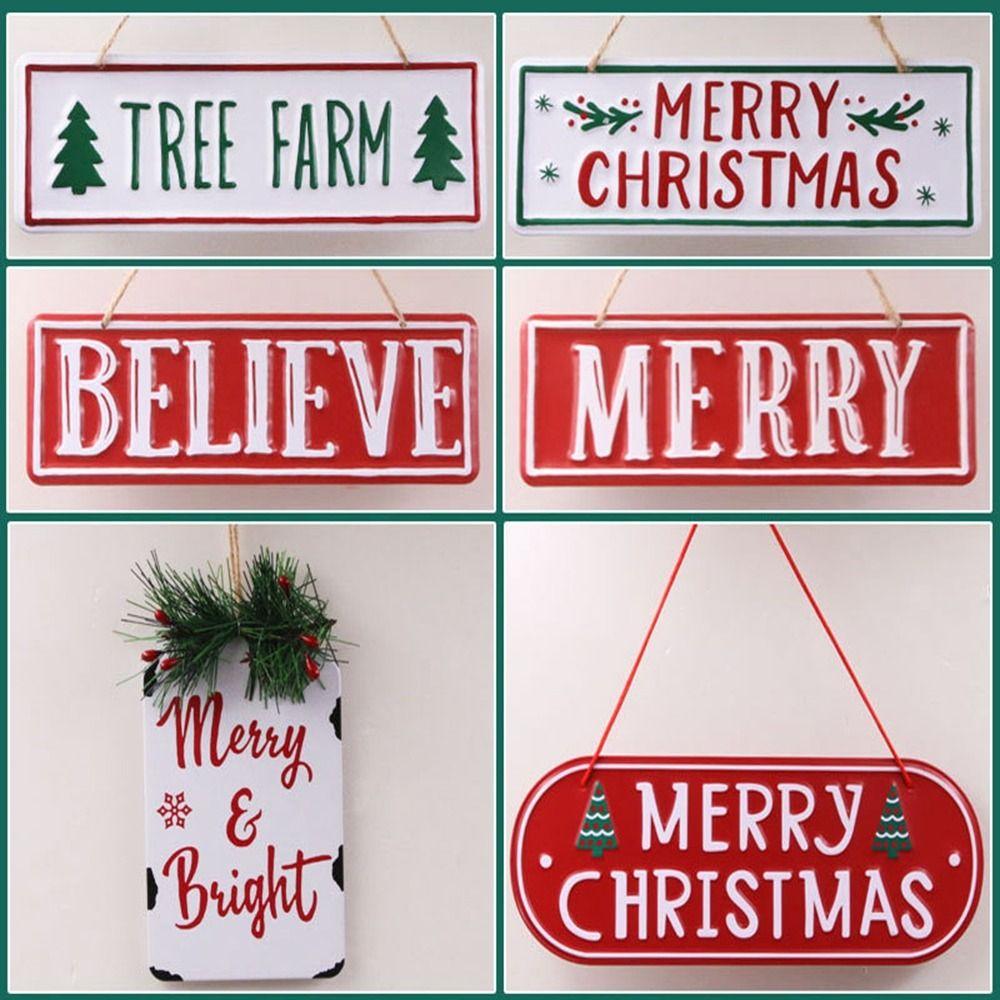 Iron Christmas Welcome Card Creative Christmas Sign Plaque New Christmas Brand Merry Christmas Style 3
Iron Christmas Welcome Card Creative Christmas Sign Plaque New Christmas Brand Merry Christmas Style 3