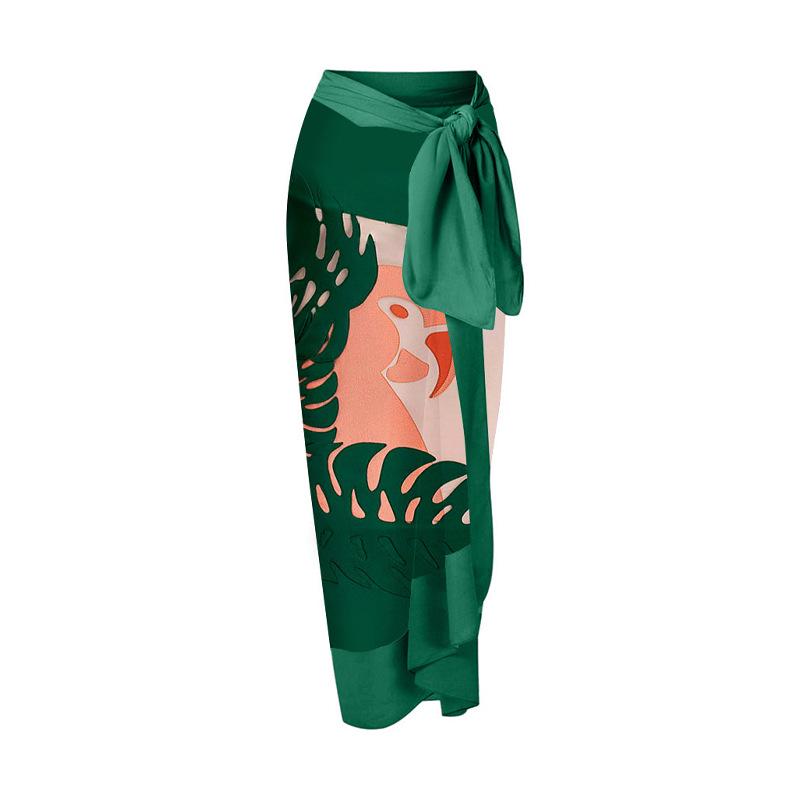 Women s European & American Holiday Style Print Midi Skirt Dress with Tie-Up – Hot Selling Beachwear One Size зелений
Women s European & American Holiday Style Print Midi Skirt Dress with Tie-Up – Hot Selling Beachwear One Size зелений