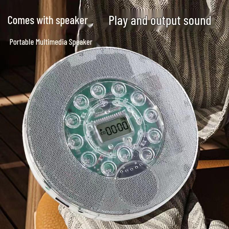 Portable Transparent Bluetooth CD Player with MP3 Replay for Home and On-the-Go Use
Portable Transparent Bluetooth CD Player with MP3 Replay for Home and On-the-Go Use