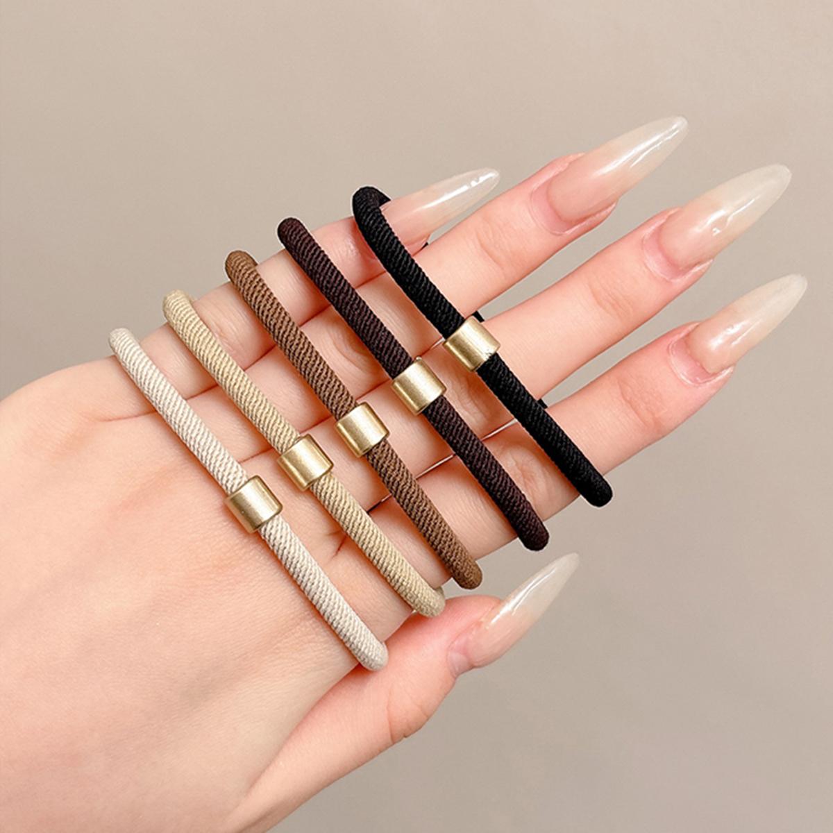 Женские высокоэластичные резинки Бесшовные резинки для волос Прочные Модные Без заломов Держатель для хвостика Резинка Аксессуары для волос
Женские высокоэластичные резинки Бесшовные резинки для волос Прочные Модные Без заломов Держатель для хвостика Резинка Аксессуары для волос