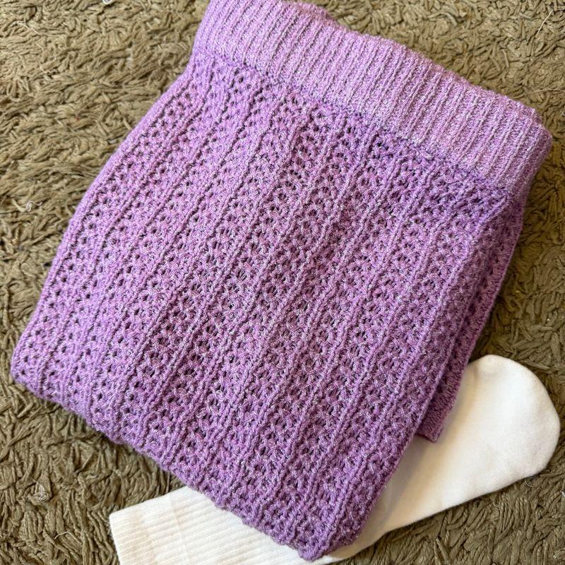 A * SOS Minimalist Pure Color Soft Cotton Knitting Slit Skirt Mid Length Long Length Purple/Single Skirt No standard/about XXL
A * SOS Minimalist Pure Color Soft Cotton Knitting Slit Skirt Mid Length Long Length Purple/Single Skirt No standard/about XXL