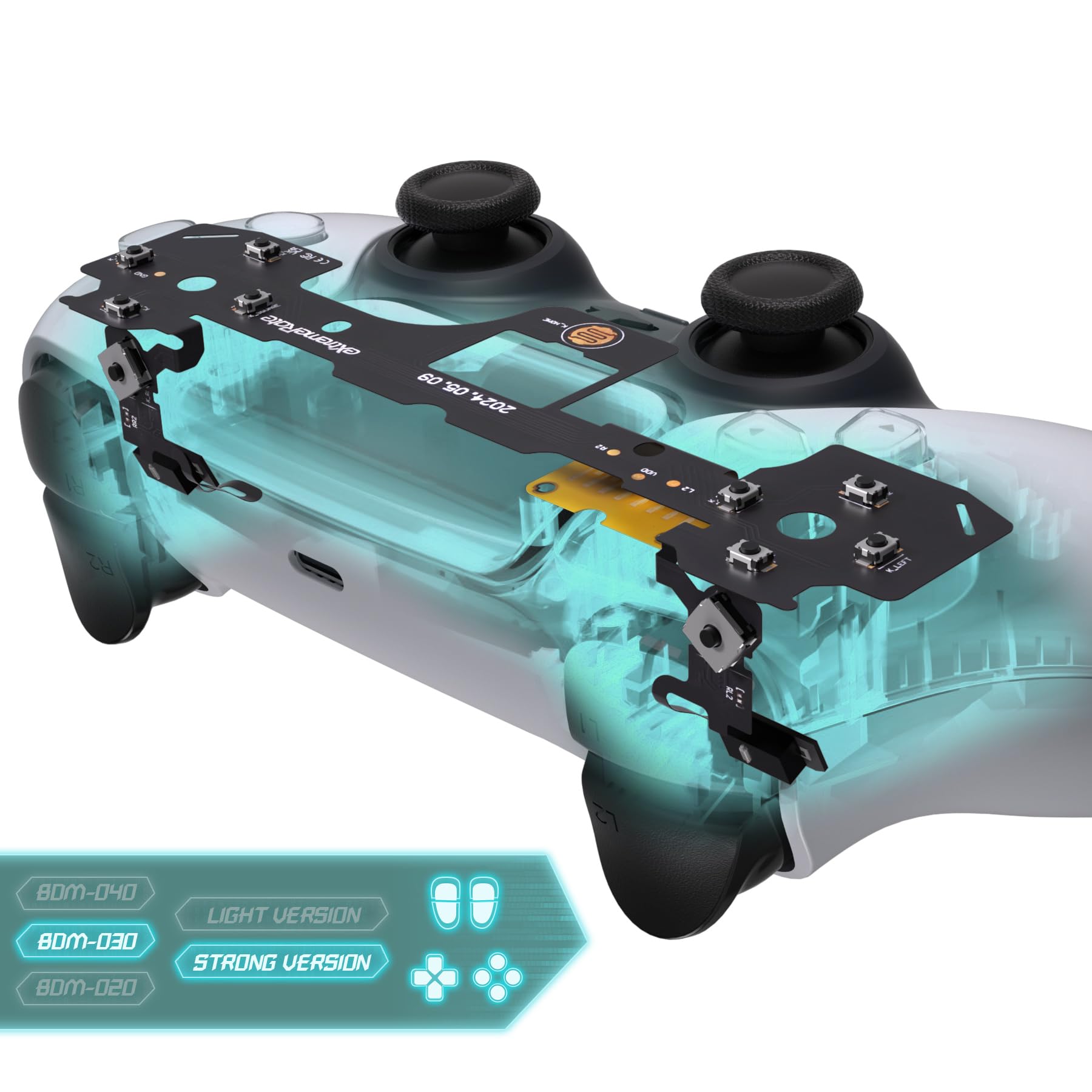 eXtremeRate Strong Version Hall Clicky Kit for PS5 Controller Shoulder Face Directional Custom Microswitch L2R2 Face Button Clicky Kit Tactil L1R1
eXtremeRate Strong Version Hall Clicky Kit for PS5 Controller Shoulder Face Directional Custom Microswitch L2R2 Face Button Clicky Kit Tactil L1R1