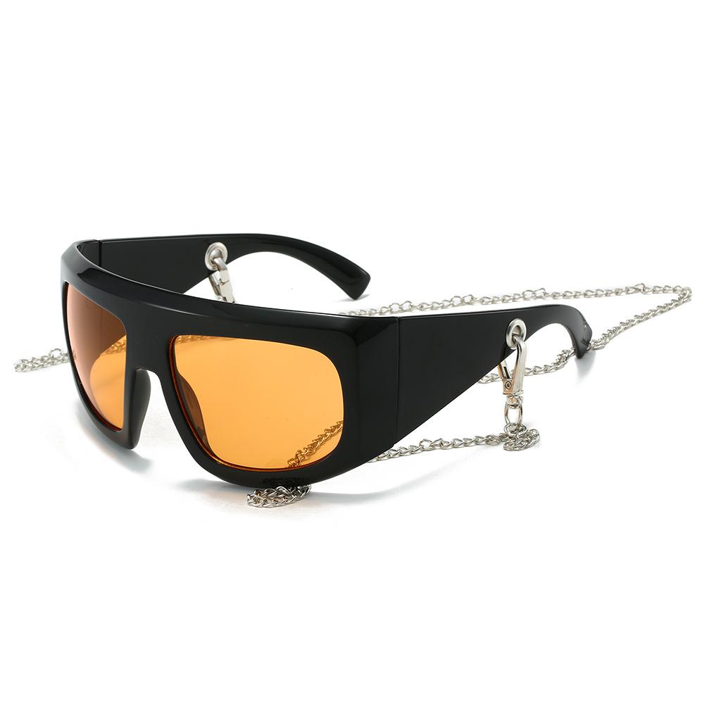 Y2K Oversized Square Sunglasses Women For Men Luxury Brand Designer Vintage Sun Glasses Popular Punk Metal Chain Big Frame Shade
Y2K Oversized Square Sunglasses Women For Men Luxury Brand Designer Vintage Sun Glasses Popular Punk Metal Chain Big Frame Shade
