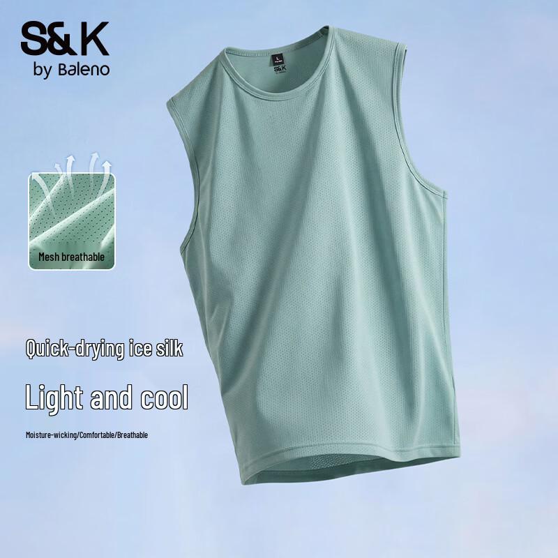 Baleno Men s S&K Ice Silk Cooling Mesh Tank Top XL
Baleno Men s S&K Ice Silk Cooling Mesh Tank Top XL