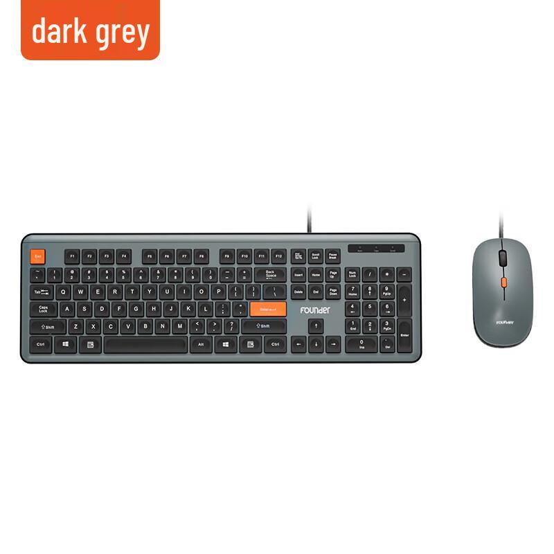 Founder KM310 Wired Keyboard and Mouse Set
Founder KM310 Wired Keyboard and Mouse Set