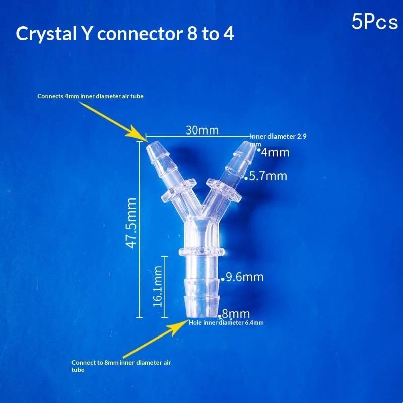 5Pcs Y-Shaped Reducing Fish Tank Aerator Pump Acrylic Adapter Transparent Aquarium Parts Drop Shipping Joint Accessories as the picture
5Pcs Y-Shaped Reducing Fish Tank Aerator Pump Acrylic Adapter Transparent Aquarium Parts Drop Shipping Joint Accessories as the picture
