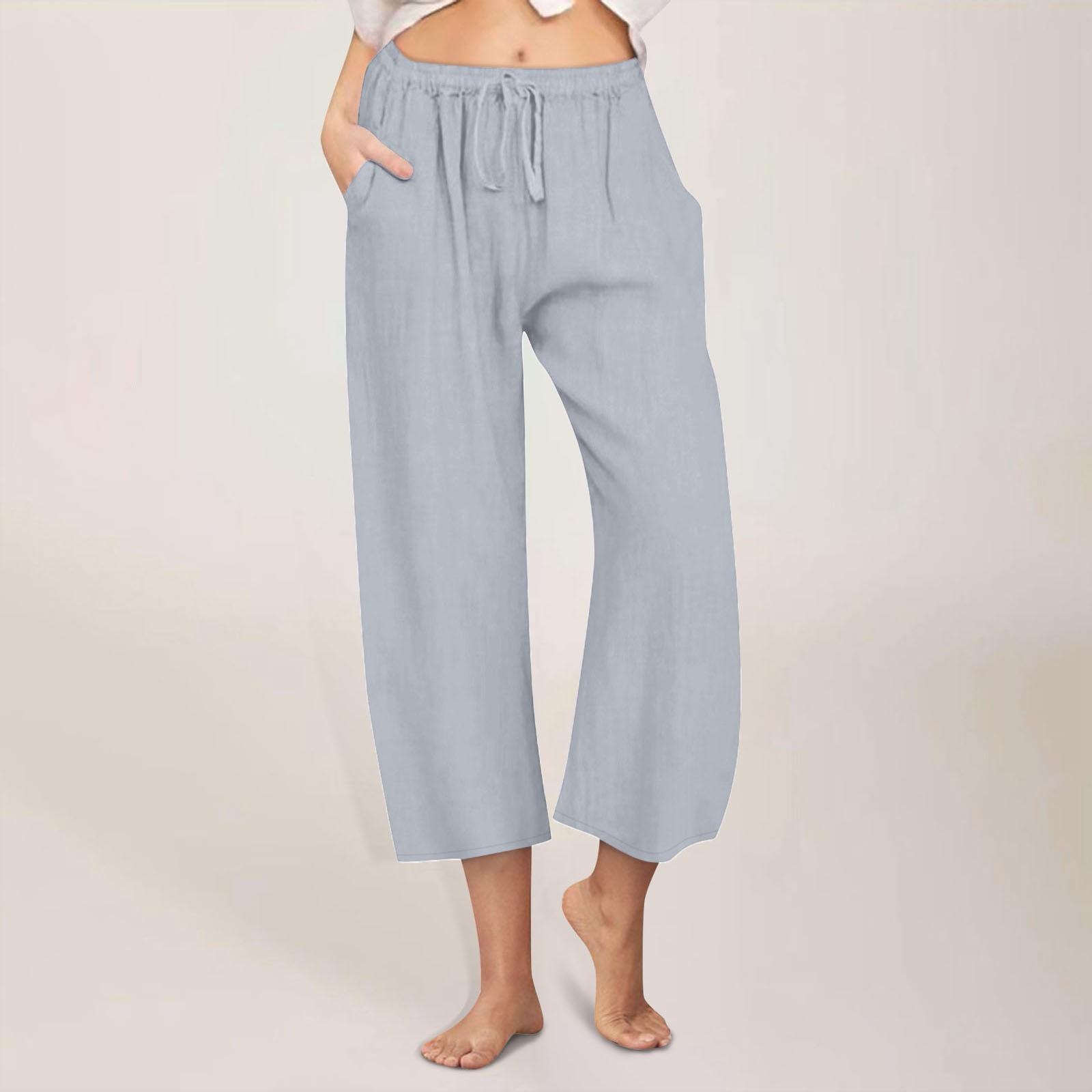 Women s Casual Straight Pants Color Casual 9 Points Pants With Pockets XXXL
Women s Casual Straight Pants Color Casual 9 Points Pants With Pockets XXXL