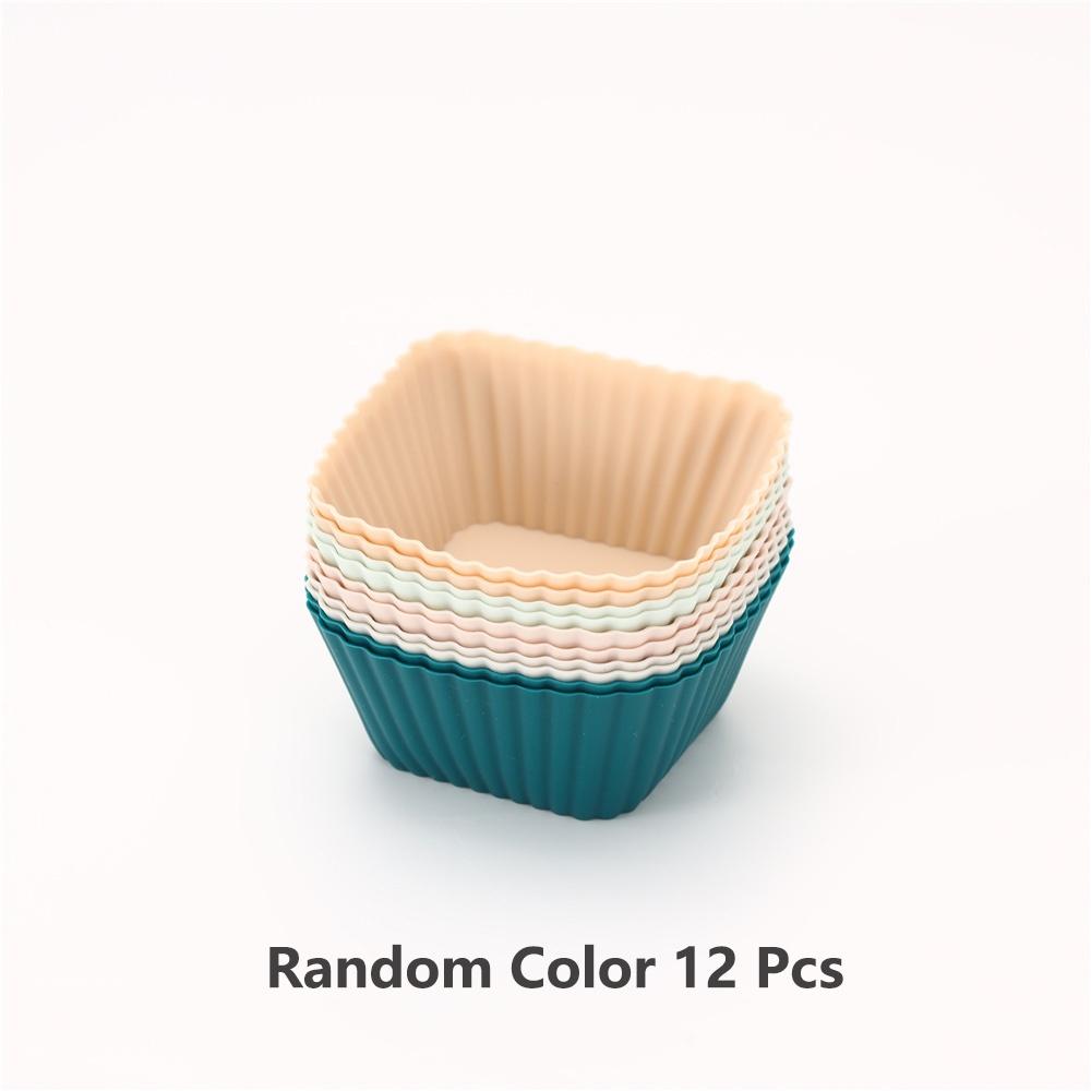 12Pack Silicone Muffin Cups, Reusable Cupcake Liners Molds for Baking, Lunch Box Dividers-Round, RectangularRandom Color
12Pack Silicone Muffin Cups, Reusable Cupcake Liners Molds for Baking, Lunch Box Dividers-Round, RectangularRandom Color