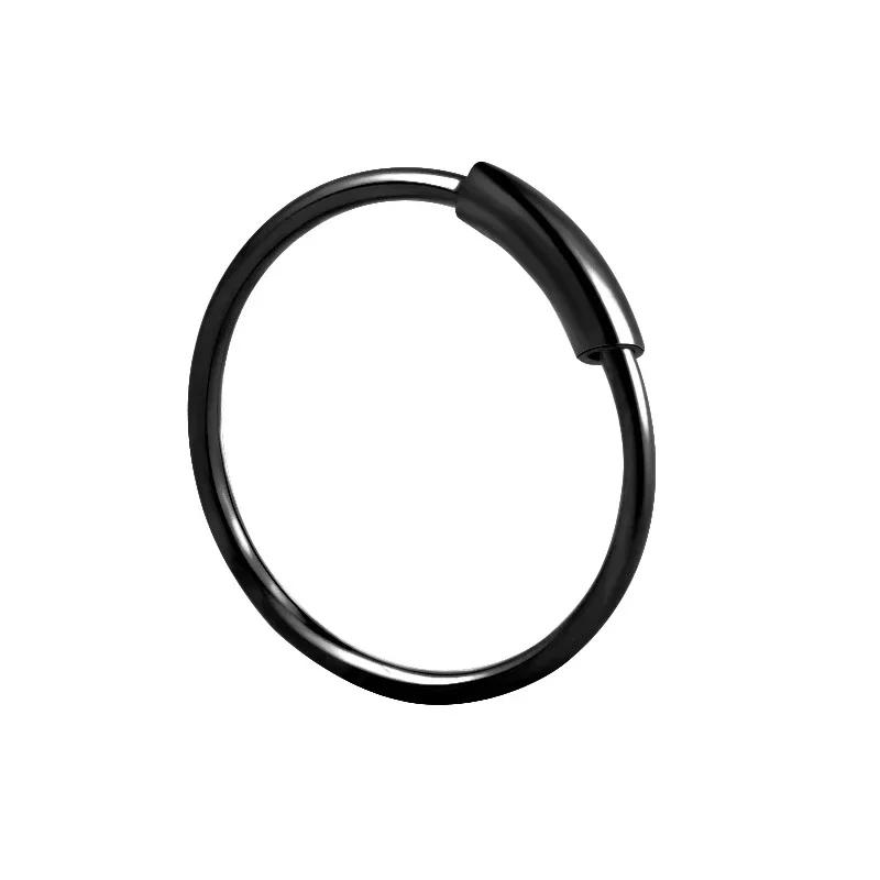 Fashion Surgical Steel Nose Hoop Nose Ring Stud Punk Style Body Piercing Jewelry Nose Lip Cartilage Tragus Helix Ear Piercing 0.8x12mm чорний
Fashion Surgical Steel Nose Hoop Nose Ring Stud Punk Style Body Piercing Jewelry Nose Lip Cartilage Tragus Helix Ear Piercing 0.8x12mm чорний