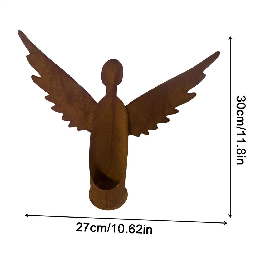 Candle Holder For Outdoors Metal Sculpture Vintage Scene Prop Outdoor Angel Shape Candle Stand For Garden Patio Courtyard жёлтый
Candle Holder For Outdoors Metal Sculpture Vintage Scene Prop Outdoor Angel Shape Candle Stand For Garden Patio Courtyard жёлтый