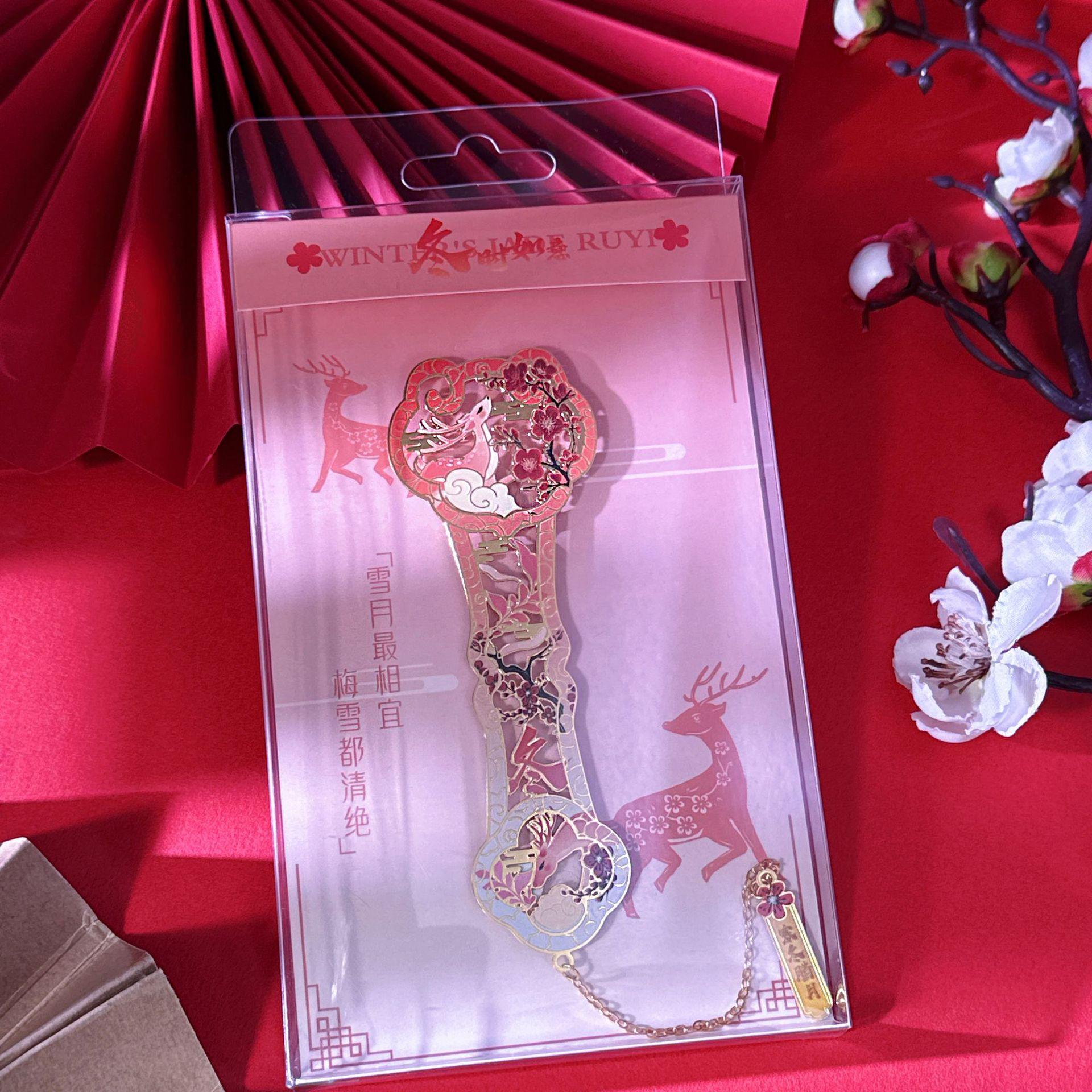 1pc/4pc Palace Museum Cultural and Creative Bookmarks Classical Chinese Style Palace Gifts to Teachers and Classmates
1pc/4pc Palace Museum Cultural and Creative Bookmarks Classical Chinese Style Palace Gifts to Teachers and Classmates