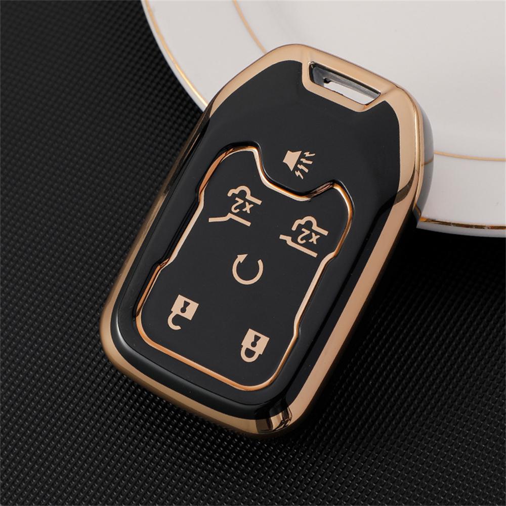 Key Cover 5 Buttons Key Fob 360 Degree Protection For Chevy Tpu For Chevy Suburban Terrain Acadia Yukon Silverado Durable
Key Cover 5 Buttons Key Fob 360 Degree Protection For Chevy Tpu For Chevy Suburban Terrain Acadia Yukon Silverado Durable