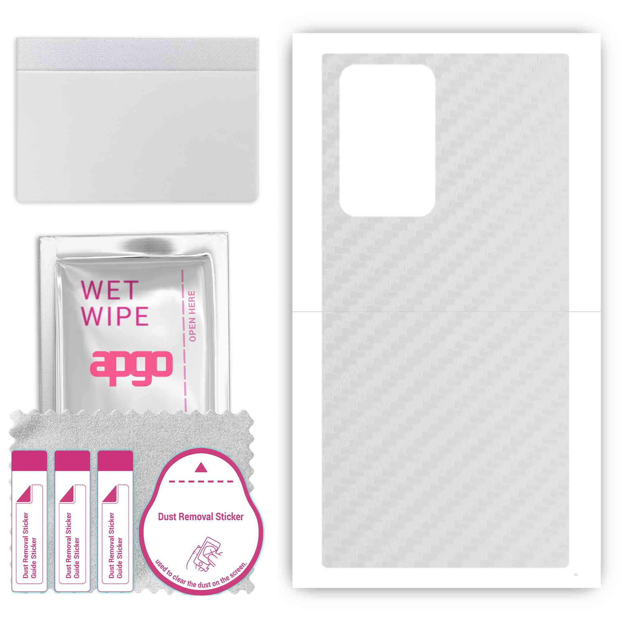 apgo Protective Skin Sticker for the back compatible with Samsung Galaxy Note20 Ultra, Wrap Film, Foil, Vinyl - Pattern Transparent Carbon
apgo Protective Skin Sticker for the back compatible with Samsung Galaxy Note20 Ultra, Wrap Film, Foil, Vinyl - Pattern Transparent Carbon