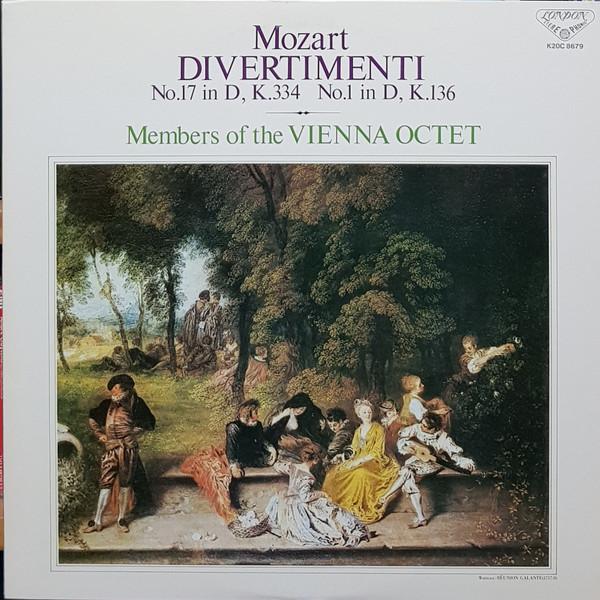 LP Record MEMBERS OF THE VIENNA OCTET - Mozart Divertimenti K.334 & K.136 K20C8679 LONDON 1986 Japan Classical Used
LP Record MEMBERS OF THE VIENNA OCTET - Mozart Divertimenti K.334 & K.136 K20C8679 LONDON 1986 Japan Classical Used