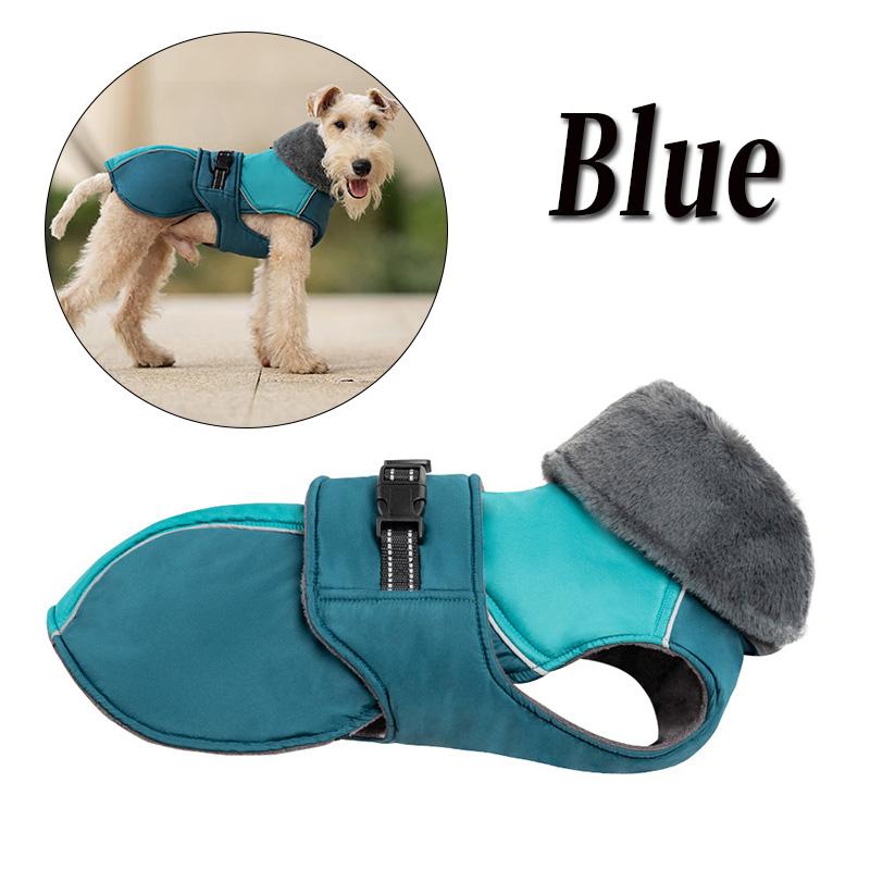 Dog Winter Jacket Small Medium Dogs High Fur Collar Dog Vest Coat Reflective Soft Padded Warm Dog Clothes Thicken Puppy Outfit S синий
Dog Winter Jacket Small Medium Dogs High Fur Collar Dog Vest Coat Reflective Soft Padded Warm Dog Clothes Thicken Puppy Outfit S синий