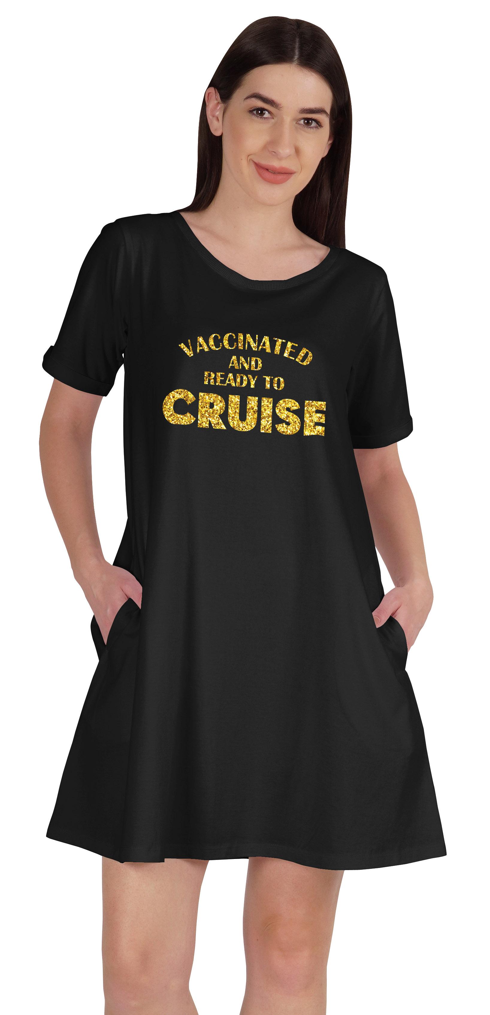 Футболка Inkmeso Vacinated And Ready to Cruise Повседневная туника с круглым вырезом и 3XL темно-синий
Футболка Inkmeso Vacinated And Ready to Cruise Повседневная туника с круглым вырезом и 3XL темно-синий