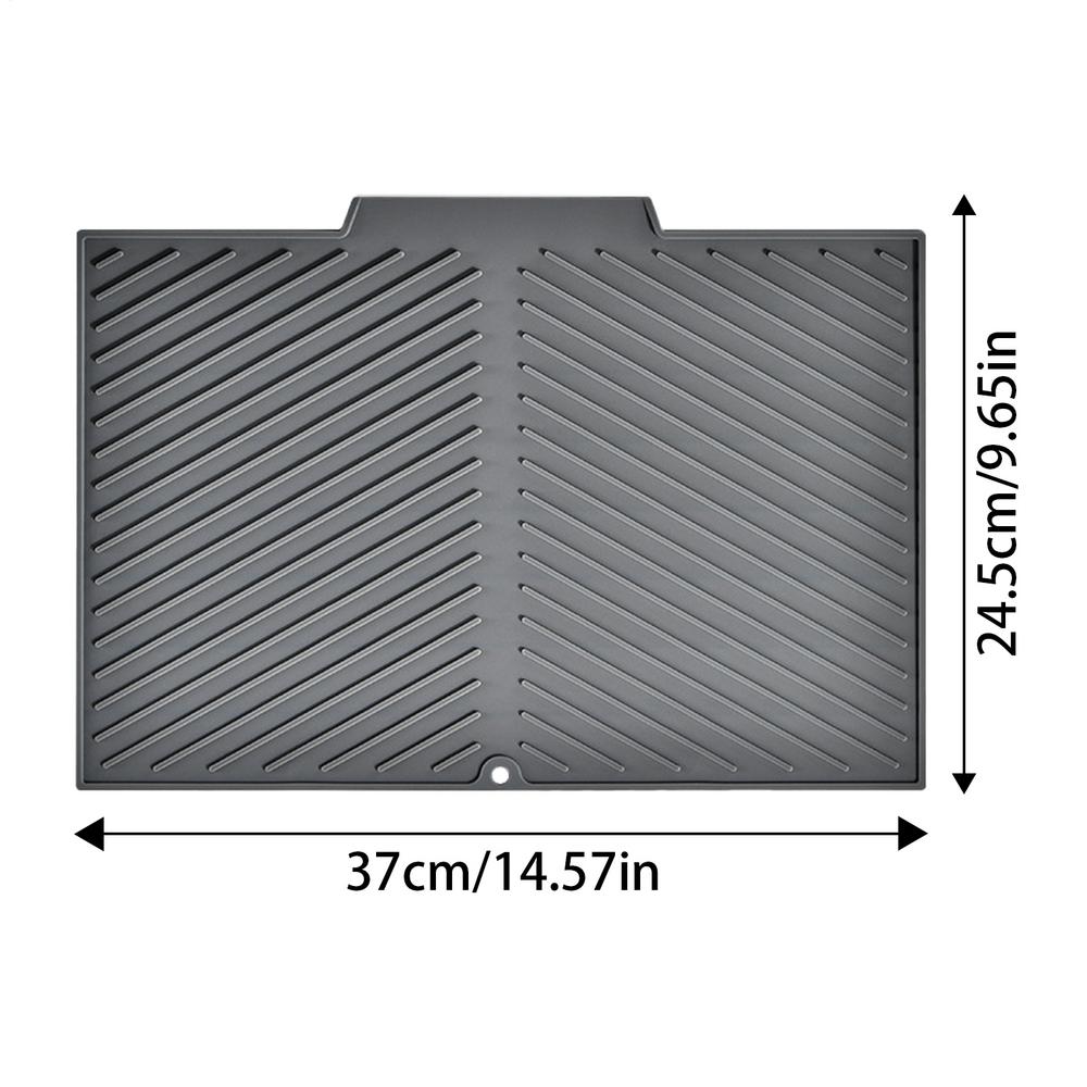 Drying Mat Kitchen Hot Pads For Countertops 15x10 Inch Silicone Hot Plate Pad Kitchen Draining Supplies For Vegetables Dishes 14.6x9.6 inches білий
Drying Mat Kitchen Hot Pads For Countertops 15x10 Inch Silicone Hot Plate Pad Kitchen Draining Supplies For Vegetables Dishes 14.6x9.6 inches білий
