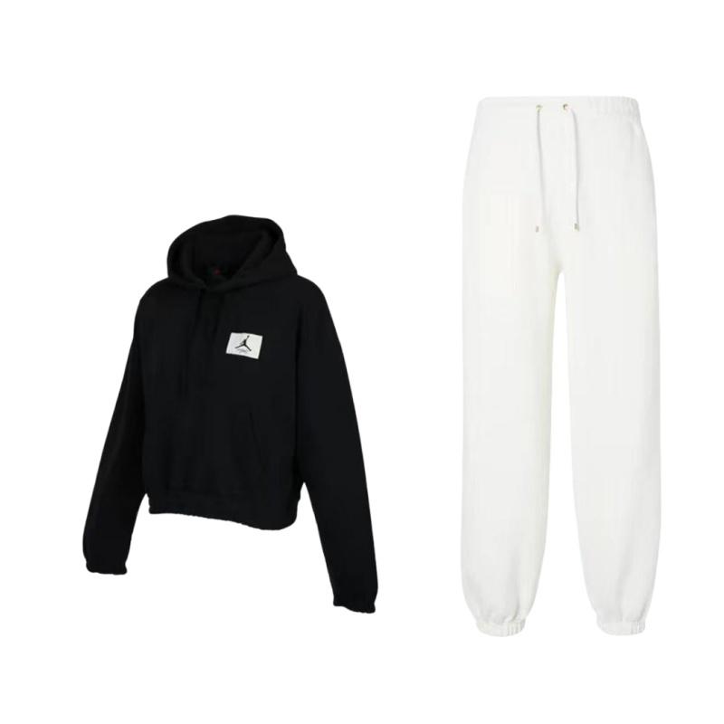 Jordan Loose Fit Cropped Hoodie And High Waist Pants Casual Set Women sets FB5114-133+DD6999-010 M
Jordan Loose Fit Cropped Hoodie And High Waist Pants Casual Set Women sets FB5114-133+DD6999-010 M