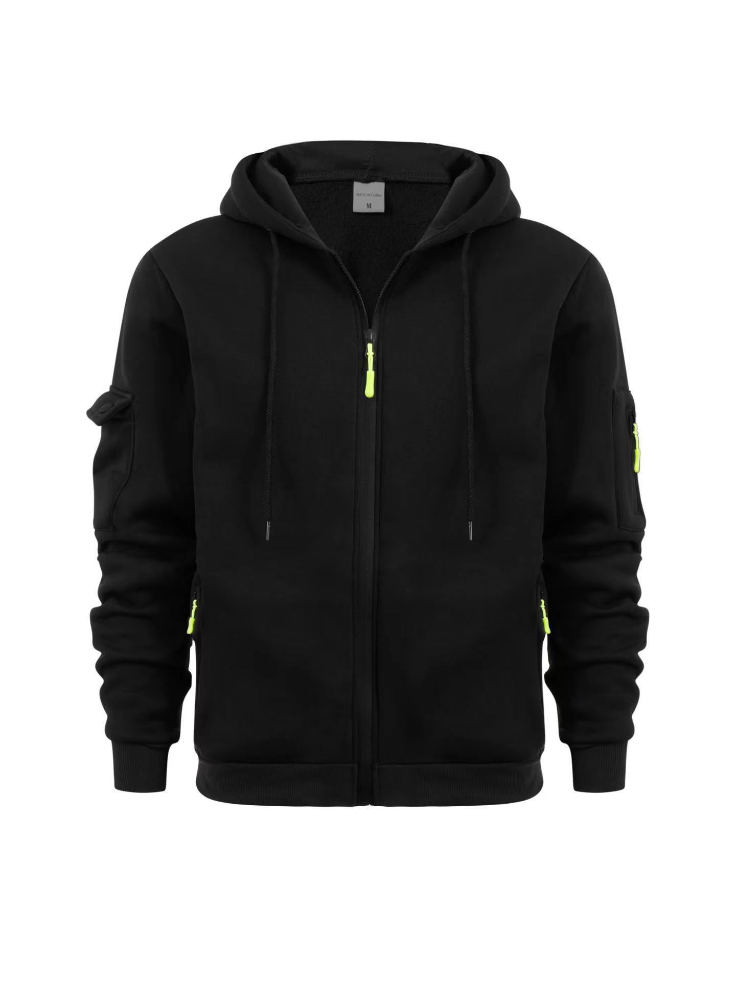 Men s Multi-Pocket Plus Size Cardigan Hoodie - Spring/Autumn Casual Sports Jacket XXL чорний
Men s Multi-Pocket Plus Size Cardigan Hoodie - Spring/Autumn Casual Sports Jacket XXL чорний