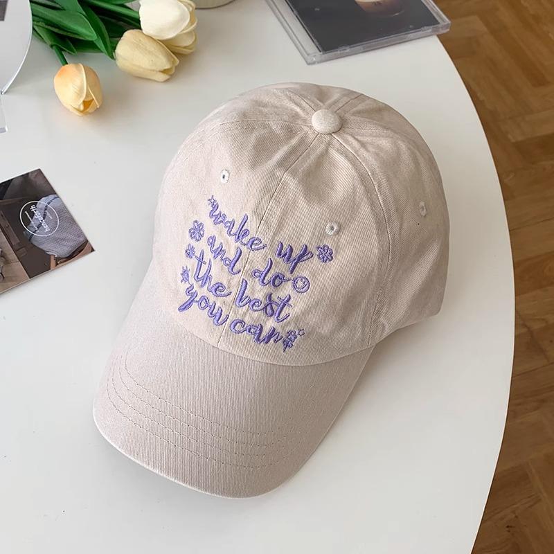 Женская бейсболка с вышивкой букв Винтажная стираная хлопковая кепка-snapback с козырьком Летние корейские женские кепки для защиты от солнца Козырек 56-60cm бежевый
Женская бейсболка с вышивкой букв Винтажная стираная хлопковая кепка-snapback с козырьком Летние корейские женские кепки для защиты от солнца Козырек 56-60cm бежевый