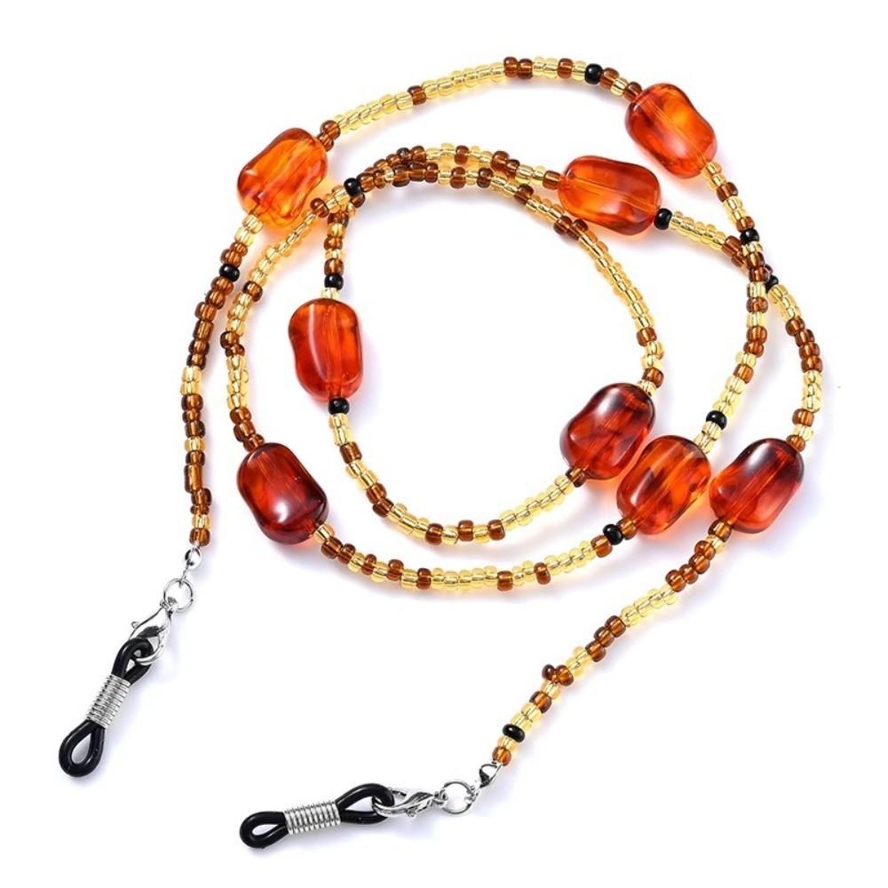 Anti-Slip Retro Amber Glasses Chain Anti-Lost Decorative Sunglasses Lanyard Chain Handmade Beads Reading Glasses Rope
Anti-Slip Retro Amber Glasses Chain Anti-Lost Decorative Sunglasses Lanyard Chain Handmade Beads Reading Glasses Rope