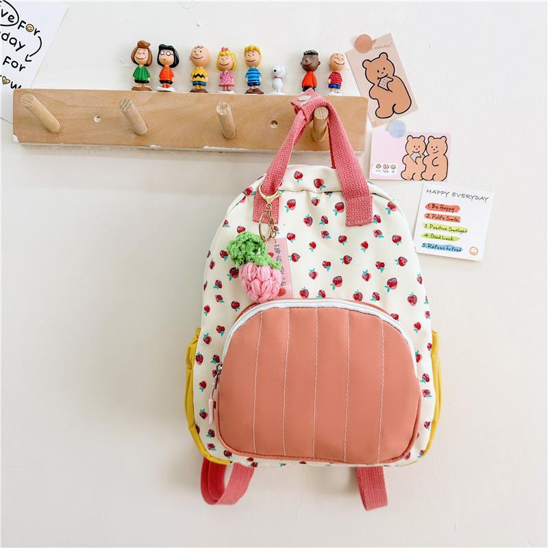 Adorable Pink Strawberry Canvas Backpack For Kids Perfect For School And Travel Pink Small
Adorable Pink Strawberry Canvas Backpack For Kids Perfect For School And Travel Pink Small
