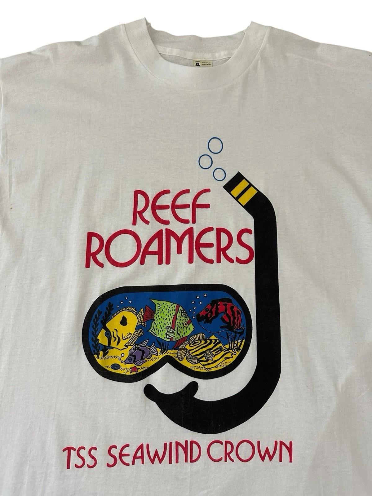 Vintage Reef Roamers T Shirt Men’s 2XL TSS Seawinds Crown Cruise Line Scuba 90’s 2XL
Vintage Reef Roamers T Shirt Men’s 2XL TSS Seawinds Crown Cruise Line Scuba 90’s 2XL